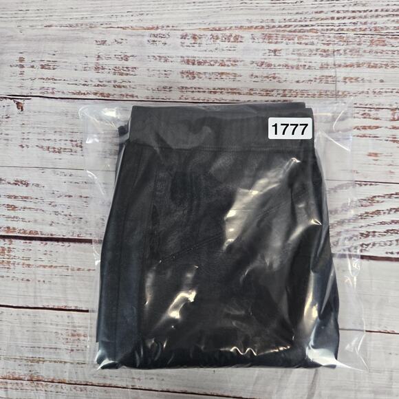 Free People Midnight Vegan Suede Pants S Black Pull On Leggings Stretchy Moto - Picture 12 of 12